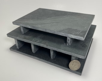 Slate Spawning Condo Cave for Bristlenose Pleco Aquarium Fish Tank Decoration