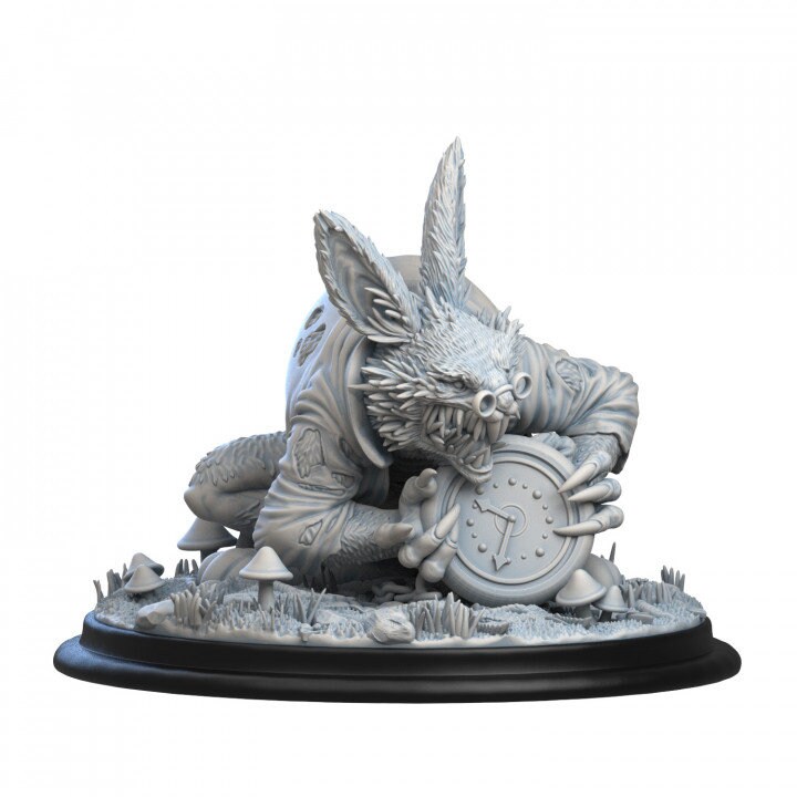 White Rabbit Creature Creepyland Siryllart - Etsy