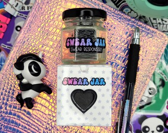 swear jar label etsy