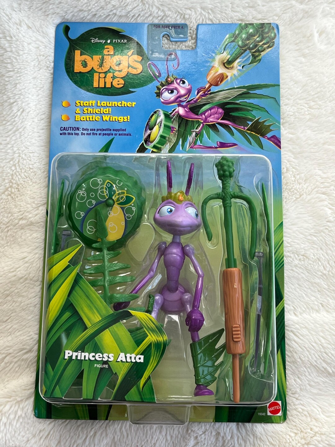 VTG 1998 A Bug’s Life Princess Atta Figure Sealed Disney Pixar ...