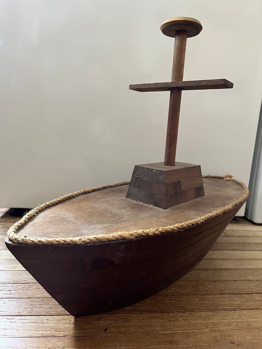 RARE VTG Artesania Rinconada Noah's Ark Large Solid Wood Primitive ...