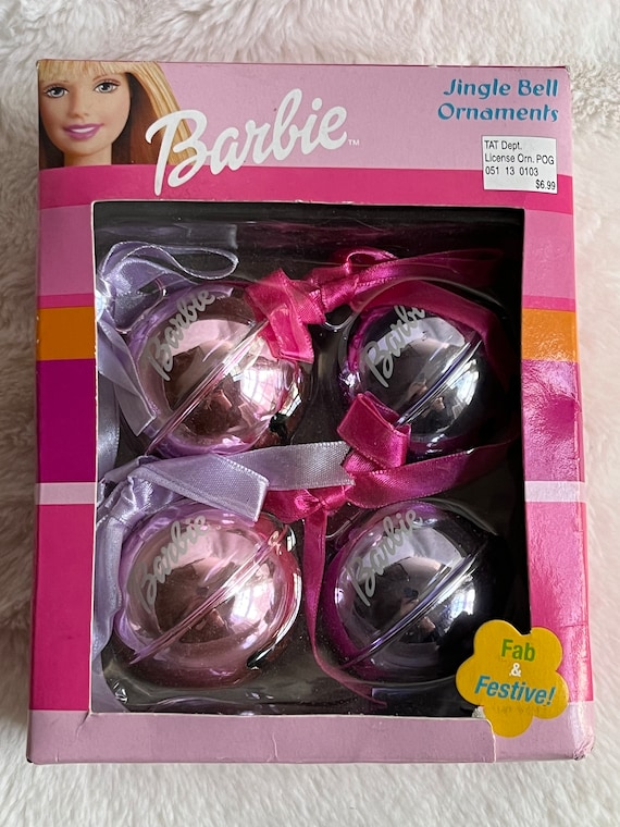 RARE VTG 2003 Barbie Jingle Bell Ornaments VHTF Etsy