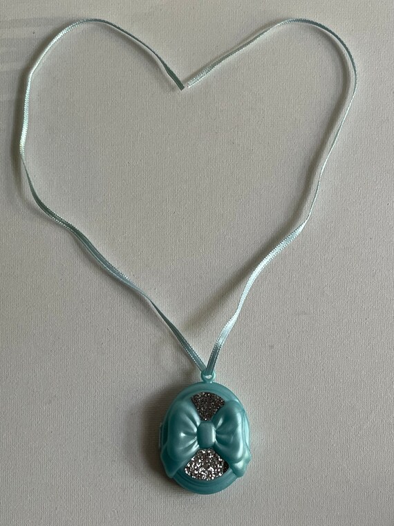 RARE VTG 1987 Disney Cinderella Blue Locket Costume J… - Gem