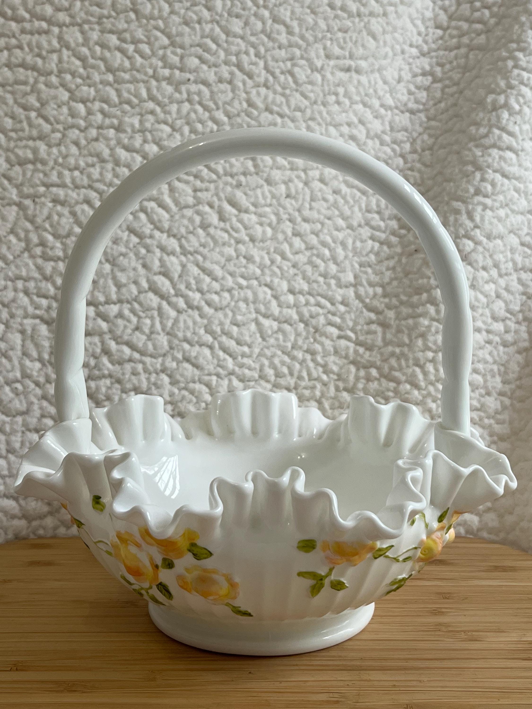 レア！オールドフェントン ドット fentonバスケット アンティーク レア