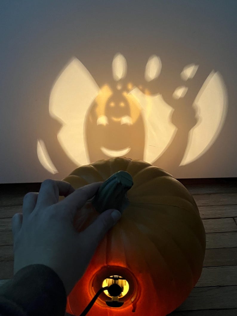 VTG Gemmy Halloween Ghost Boo Jackolantern Foam Blow Mold Lighted