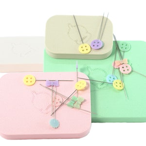 Versione 2 del cuscinetto/cuscino magnetico per macchina da cucire, supporto per quilting, cucito e aghi da cucito
