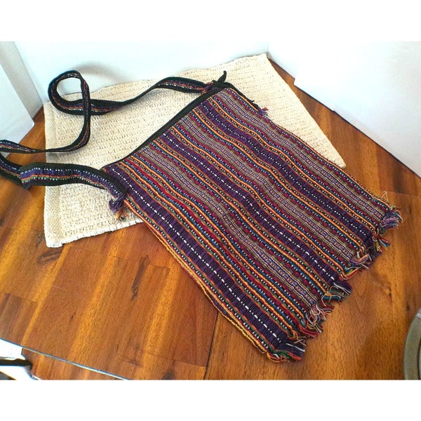 Beautiful Hobo Chic Multi-color Crossbody with Fringe