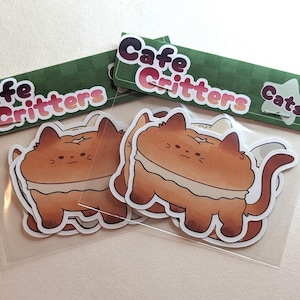 Cafe Critters-stickers: kattenpakket!