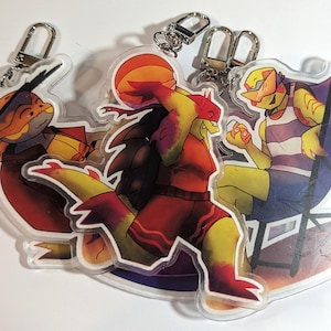 ROTTMNT Pride Acrylic Charms - Double Sided!
