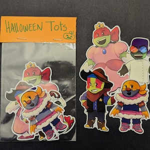 ROTTMNT Halloween Turtle Tot Stickers