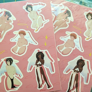 Pinup Angel Sticker Sheet