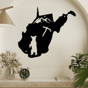 The Mountain State West Virginia Metal Art