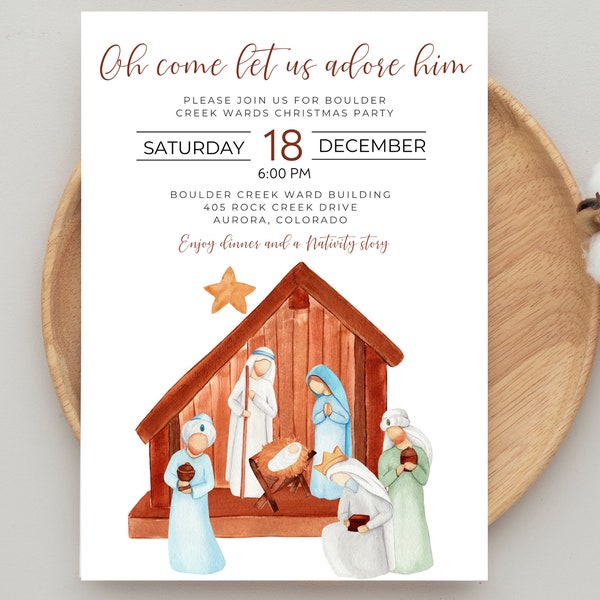 Ward Christmas Party - Etsy