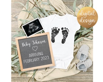Digital Pregnancy Announcement | Pregnancy Announcement Digital | Letter Board Pregnancy Announcement | Instagram Pregnancy Announcement
