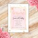 Royal Ball Birthday Party Invitation | Princess Party Template | Girl Birthday Invitation | Pink ...