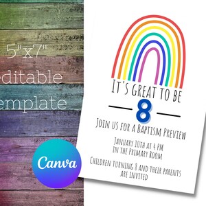 It's Great to Be 8 | LDS Baptism Preview | LDS Baptism Gender Neutral ...