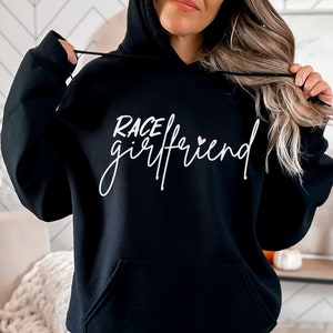 Race Girlfriend Hoodie, Personalized Race Sweatshirt, Race Day Tee, Race Day Vibes, Race Season, Gifts for Racing, Motocross Sweatshirt
