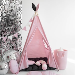 Teepee Tent + Floor Mat, Teepee Tent for Kids, Kids Teepee, Teepee Tent, Play Tent, Tent for kids