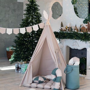 Teepee Tent + Floor Mat, Teepee Tent for Kids, Kids Teepee, Teepee Tent, Play Tent, Tent for kids