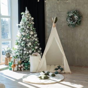 Teepee Tent + Floor Mat, Teepee Tent for Kids, Kids Teepee, Teepee Tent, Play Tent, Tent for kids