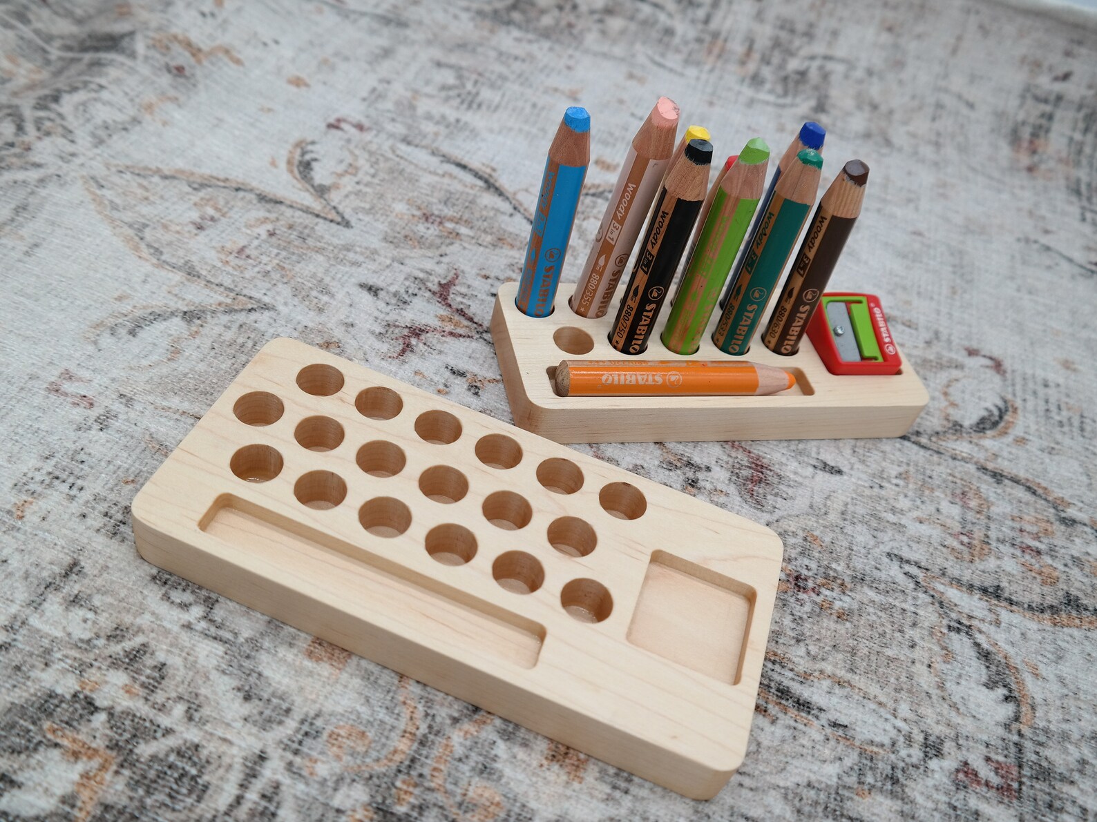 Montessori Pencil Holder montessori Toys Toddler Montessori Etsy