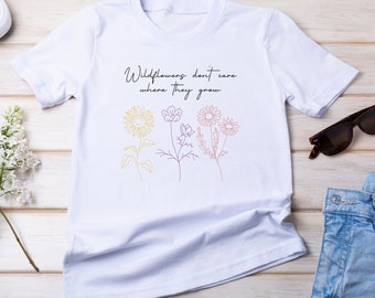 Camiseta con estampado de flores silvestres / Camiseta inspirada en la música country de Dolly Parton