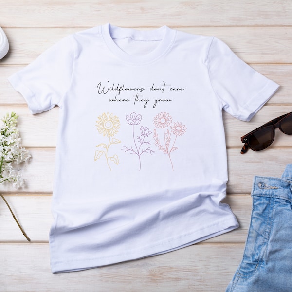 Wildflowers Shirt | Dolly Parton Shirt | Country Music Shirt | 70's Country | Wildflowers Lyrics | Trio | Linda Ronstadt | Emmylou Harris