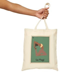 La Yogi Loteria Draagtas | Yoga| Mexicaanse bingo | Mexicaans kaartspel | Latijnse | LatijnsX | Boho-stijl | Geschiktheid | Moderne Loteria