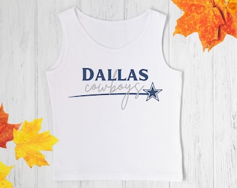 Dallas Cowboys Tank Top | Dallas Cowboys Football | Football Season | America&#39;s Team | Cowboys Star | Autumn | Football Game | Game Day
