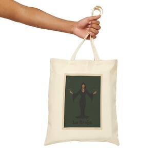 La Bruja Loteria Tote Bag / Mujer Bruja / Bingo Mexicano / Juego de Cartas Mexicano / Latina / LatinX / Mujer Mágica / Cultura Hispana / Brujeria