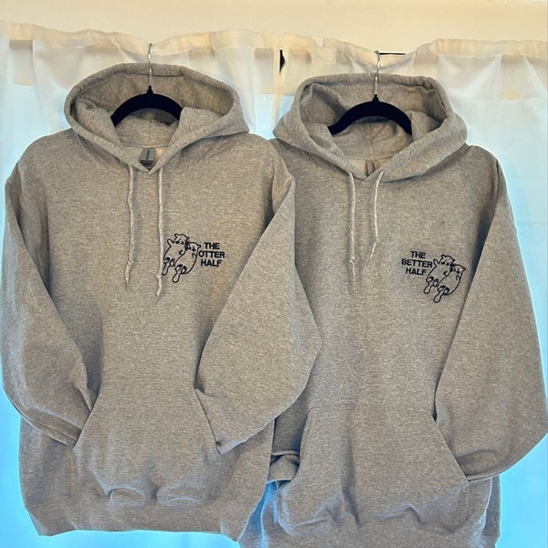 Geschenk für den Freund, Freundin, Partner, Valentinstag, Jahrestag - OTTER Matching Partner-Hoodies/Sweater, Partnerlook, Couple Pullover