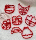 Sanrio Cookie Cutters Stamp, Fondant, Polymer Clay, Play-Doh - Hello Kitty, Cinnamoroll, Keroppi, My Melody, Pochaco, Badtz-Maru, Kuromi