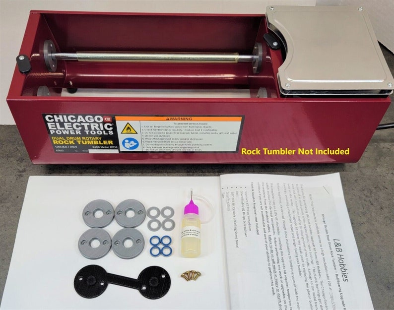 Harbor Freight Chicago Electric Dual Drum Rock Tumbler Ball Bearing