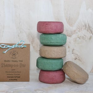 Handmade Shampoo Bar: Organic Coconut Milk & Marshmallow Root - Plastic Free