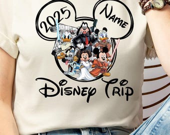 Custom Disney Star Wars Shirt, Star Wars Family Shirt, Personalized Star Wars Shirt, Custom Star Wars Shirt, Custom Star Wars Matching Tee