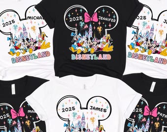 Custom Disney Family Shirt, Custom Disney Trip Shirt, Custom Castle Shirt, Custom Disney Family Matching Shirt, Custom Disney Minnie Shirts