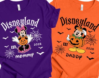 Custom Disney Halloween Shirt, Halloween 2025 Matching Shirt, Halloween Disney Trip Shirts, Disney Halloween Tshirts, Halloween Family Shirt