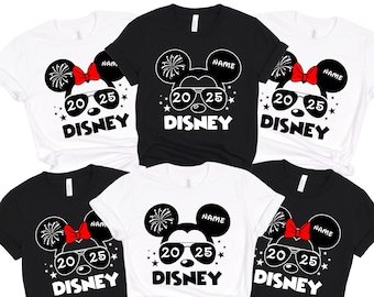 Custom Disney Trip Shirt, Custom Disney Family Shirt, Custom Mickey Shirt, Custom Disney Family Matching Shirt, Custom Disney Minnie Shirts