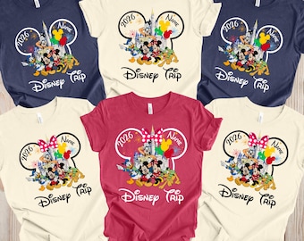 Custom Disney Trip Shirt, Custom Disneyworld Shirt, Custom Disneyland Shirt, Custom Disney Family Matching Shirt, Custom Disney Group Shirts