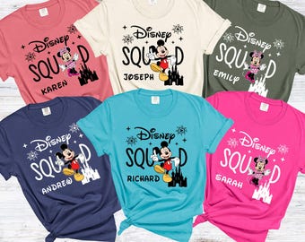 Custom Disney Trip Shirt, Custom Disney Family Shirt, Custom Disney Shirt, Custom Disney Family Matching Shirt, Custom Disney Group Shirts