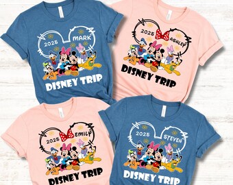 Family Matching Shirts, Custom Disney Shirt, Disney Family Group Shirt, Custom Disney Name Shirt, Disney Trip Shirts, Disney Matching Tshirt