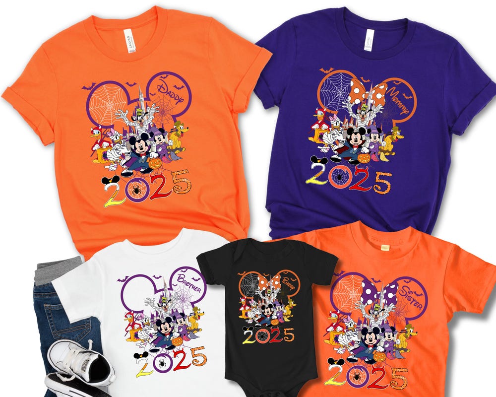 Custom Disney Halloween Shirt, Halloween Matching Shirt, Halloween Shirt, Disney Trip Shirts, Disney Halloween Party, Halloween Family Shirt