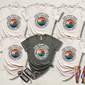 Custom Family Vacation Shirts, Custom Group Trip Shirt, Custom Vacation Shirts, Personalized Family Shirt, Group Vacation Shirts
