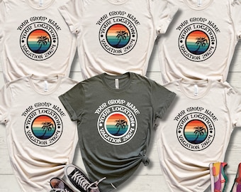 Custom Family Vacation Shirts, Custom Group Trip Shirt, Custom Vacation Shirts, Personalized Family Shirt, Group Vacation Shirts