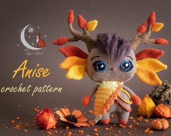 Crochet Pattern: Anise the Dryad Amigurumi Pattern • PDF English US by Lyra Lune