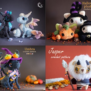 Häkelanleitungen-Bundle: 6 Amigurumi-Musterpaket Deine Wahl US-Begriffe PDF von Lyra Lune Bild 3