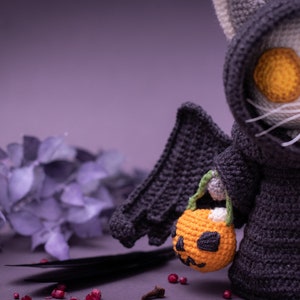 Crochet Pattern: Grim Reaper Cat Halloween Amigurumi Pattern by LyraLuneDesigns US terms PDF image 5