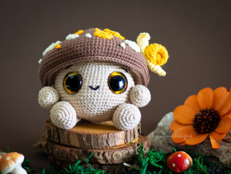 Crochet Pattern: Mushroom Trio II Amigurumi Pattern US terms PDF image 6