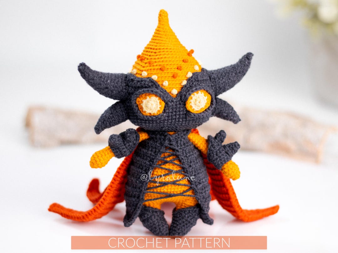 Fire Elemental Amigurumi Crochet Pattern US Terms PDF - Etsy