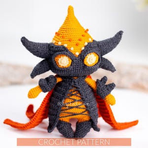 Schema all'uncinetto Amigurumi Elementale del Fuoco - Termini USA PDF